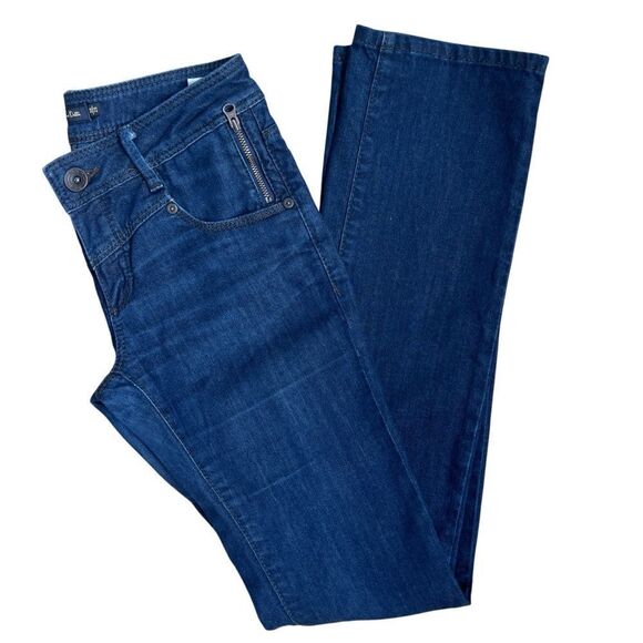 MASSIMO DUTTI Dark Blue Straight Leg Jeans Size 26 - Picture 7 of 7